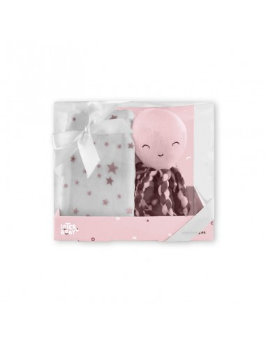 Manta Estrellitas + Peluche Pulpo...