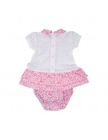 Vestido con Ranita y Cinta Algodón... Vestido con Ranita y Cinta Algodón...