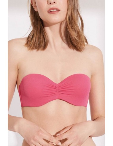 Bikini Bandeau Push Up Con Aro Con...