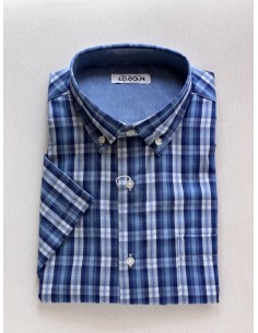 Camisa Manga Corta Cuadros...