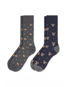 Pack 2 Calcetines Algodón...