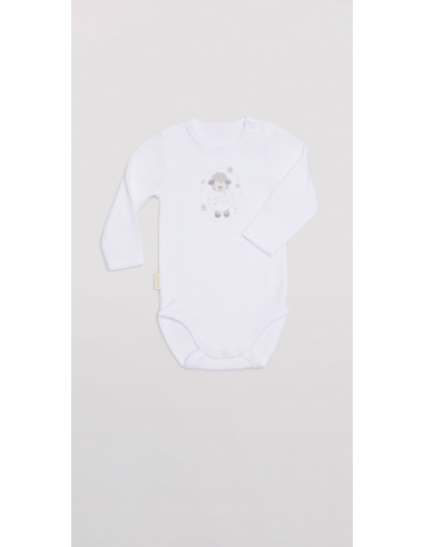 Body Manga Larga Afelpado Oveja...