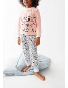 Pijama Largo Tundosado...