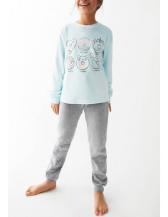 Pijama Largo Tundosado...
