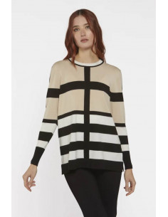 Jersey Punto Cuadros...