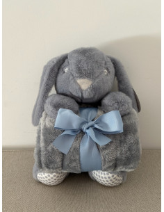 Manta + Peluche Conejo...