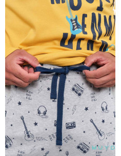 Pijama Largo Algodón Music... 2