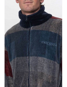 Bata Corta Cremallera Rayas... 2