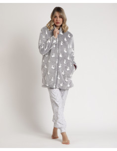 Bata Corta Cremallera...