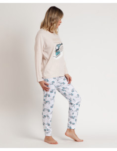 Pijama Largo Algodón Snoopy... 2