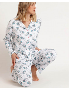 Pijama Largo Abierto... 2