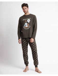 Pijama Largo Algodón...