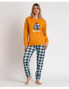 Pijama Largo Algodón...