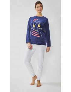 Pijama Largo Tundosado...