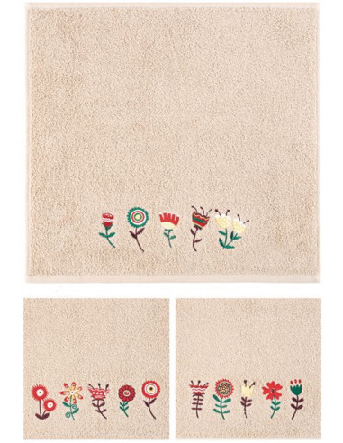 Pack 3 Paños Cocina Bordado Flow Rizo...