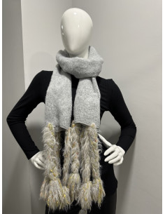 Bufanda Flecos Trenzados...