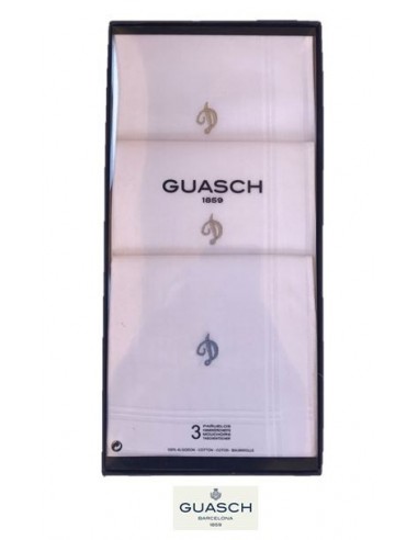 Pañuelos Iniciales Guasch 14952P