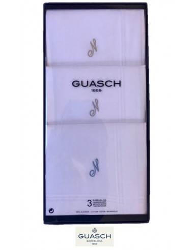 Pañuelos Iniciales Guasch 14952P