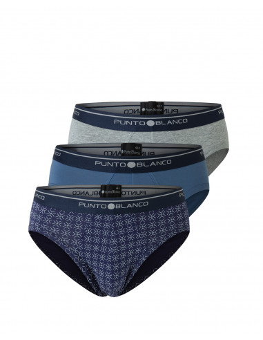 Pack 3 Calzoncillos Slip Algodón...