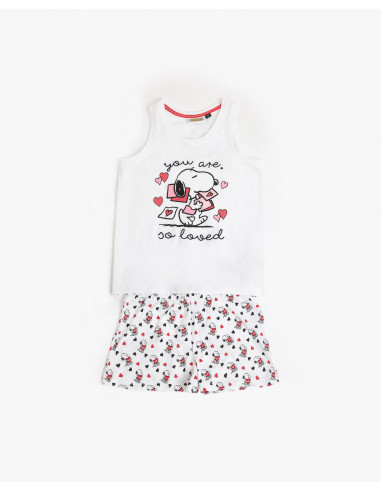 Pijama Tirantes Algodón Snoopy Admas...