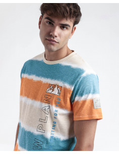 Pijama Corto Algodón Rayas... 2