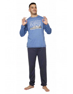 Pijama Largo Algodón...