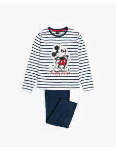 Pijama Largo Algodón Rayas...