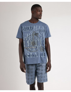 Pijama Corto Algodón...