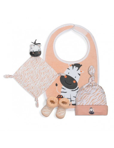Set Regalo 4 Piezas Cebra Interbaby...