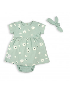 Vestido con Ranita y Cinta...