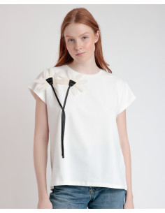 Camiseta Manga Corta Flor... 2