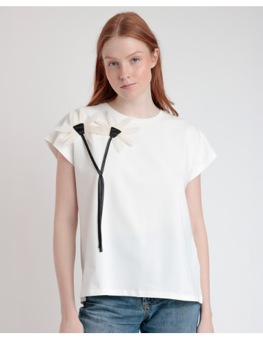 Camiseta Manga Corta Flor Admas 43643