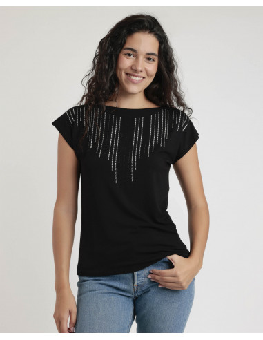 Camiseta Manga Corta Front Stones...