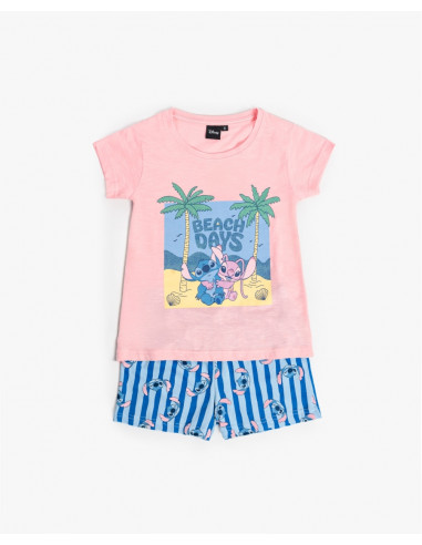 Pijama Corto Algodón Stitch Admas 63253