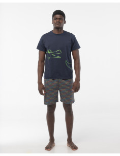 Pijama Corto Algodón...