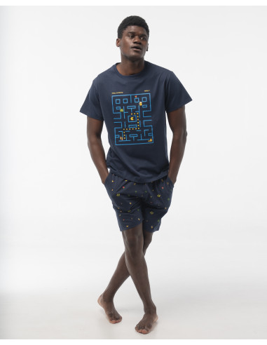 Pijama Corto Algodón Comecocos Dark...