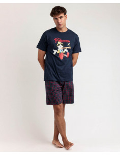 Pijama Corto Algodón...