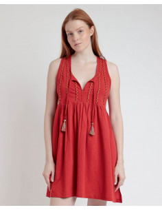 Vestido Sin Mangas Barbados...