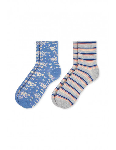 Pack 2 Calcetines Tobilleros Modal...