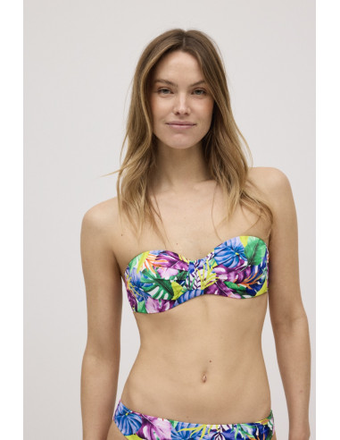 Bikini Bandeau Salina Con Aro Con...