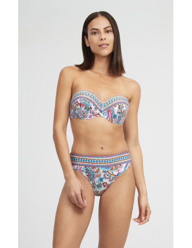 Bikini Bandeau Laia Con Aro Con...