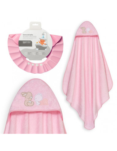 Capa + Gorro Baño Animalitos...