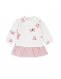 Vestido Mariposas Algodón...