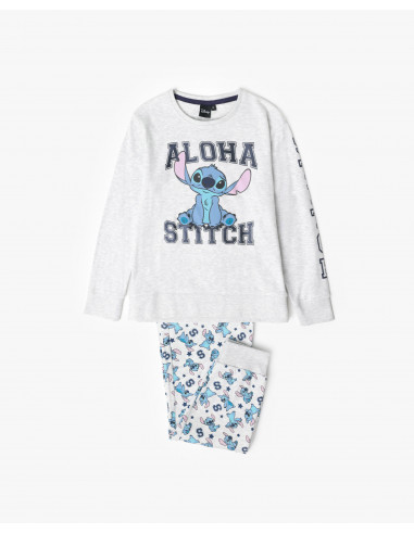 Pijama Largo Algodón Stitch Admas 63270