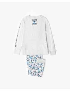 Pijama Largo Algodón Stitch... 2