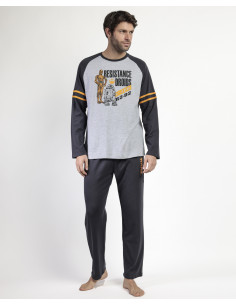 Pijama Largo Algodón Star...