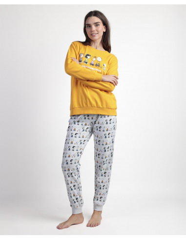 Pijama Largo Algodón Snoopy & Friends...