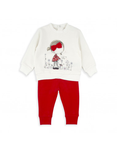 Sudadera Gatito + Pantalón Algodón...