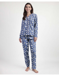 Pijama Largo Abierto...