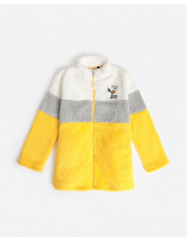 Bata Corta Cremallera Coralina Snoopy...
